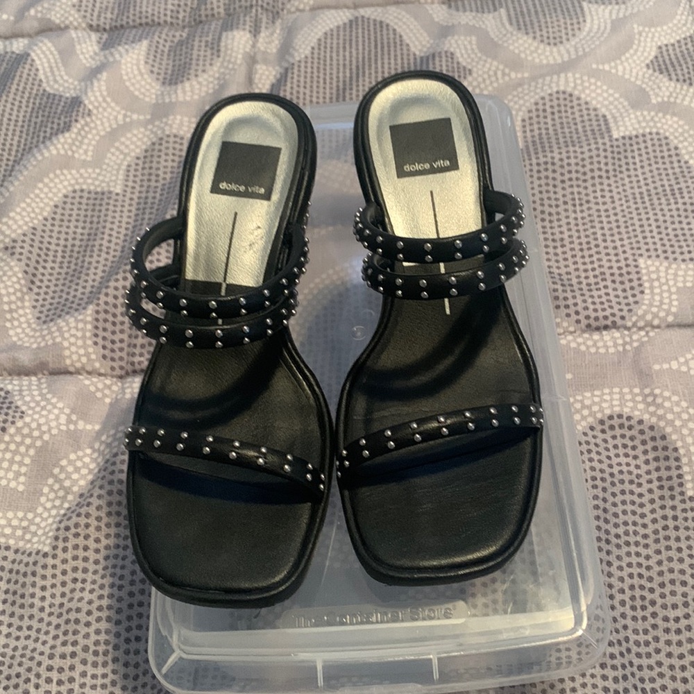 Dolce Vita (worn once) studded sandals in nearly perfect condition